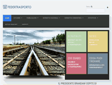 Tablet Screenshot of federtrasporto.it